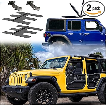 EZ FlipTop JLU 4 Dr 2018 & up Jeep Wrangler Hardtop Freedom Top Panels Instant Convertible Every Day in Seconds! Secure, Quiet, Factory-Style Upgrade, Max Speed 100, No Drilling